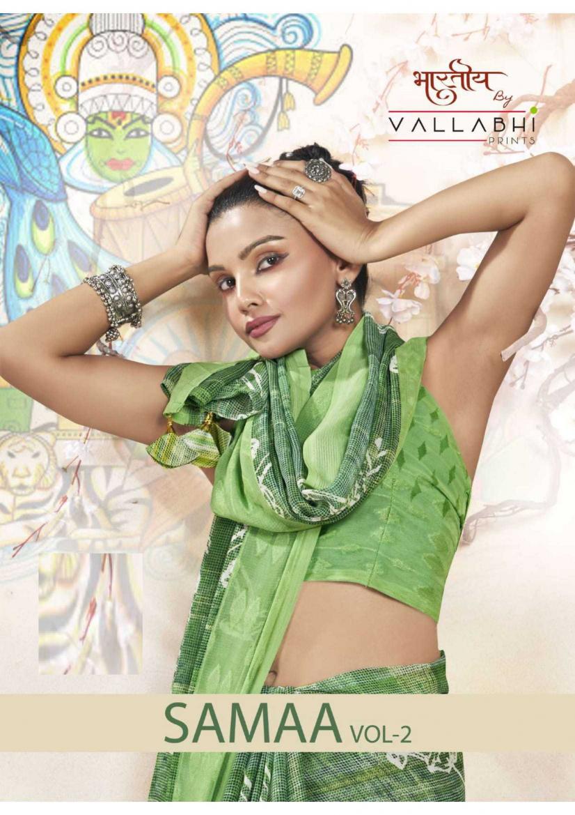 vallabhi prints samaa vol 2 series 28791-28796 georgette saree