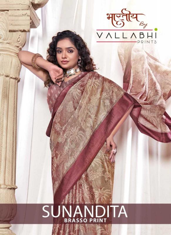 vallabhi prints sunandita series 28271-28276 brasso saree