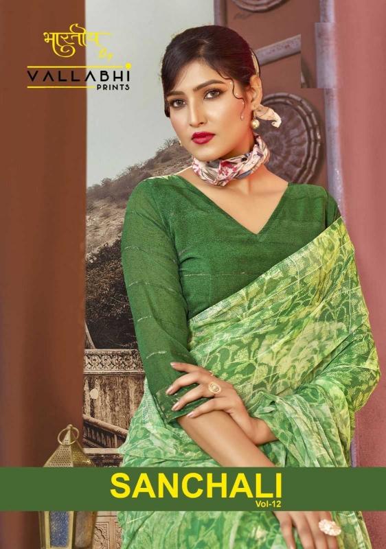 vallabhi sanchali vol 12 series 161278-161283 georgette saree