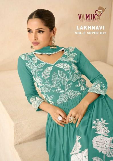 vamika lakhnavi vol 6 super hit 2 series 1033 Heavy REYON readymade suit 