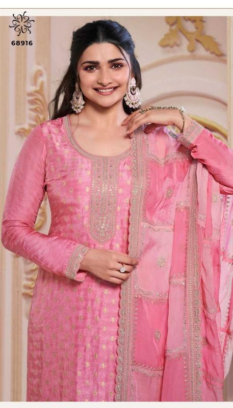 vinay kuleesh shristi series 88911-88914 dola jacquard suit 