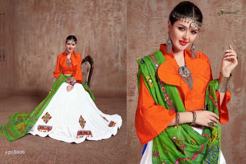 Aawiya Rajwadi Vol 2 D no 8006 Art Silk Navratri Lehenga Choli - Wholesale Catalog