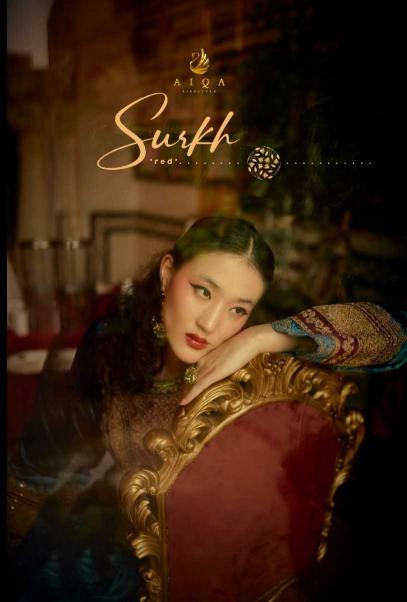 aiqa lifestyle surkh series 1114-1120 PURE VELVET wholesale salwar kameez in surat