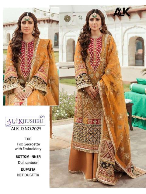 Al Khushbu ALK 2025 Single Design Pakistani Dress Real Picture & Video