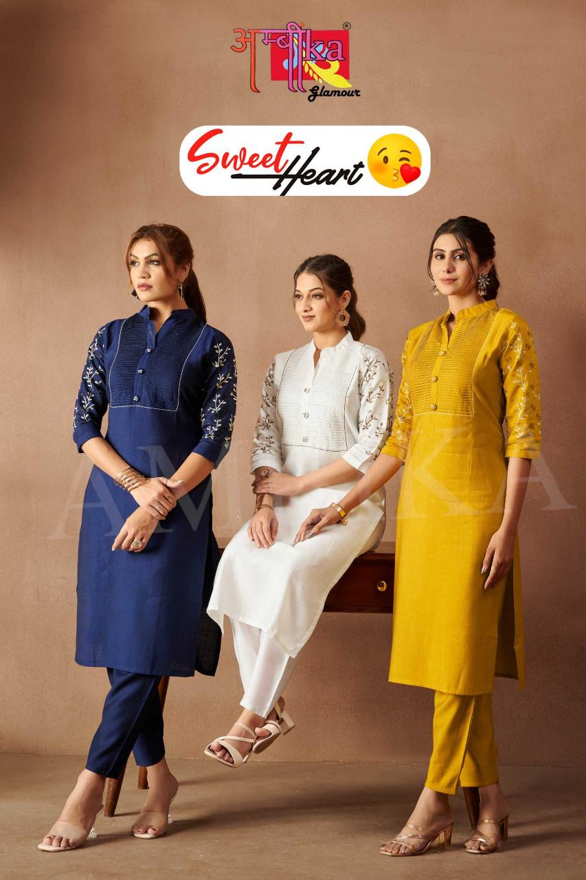 ambika sweet heart vetican wholesale kurti in surat 