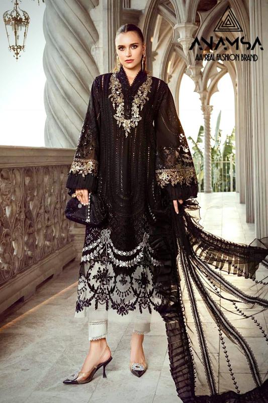 Anamsa 459 Pakistani Suits Wholesale Salwaar Kameez in Surat - Elegant Designs & Affordable Prices