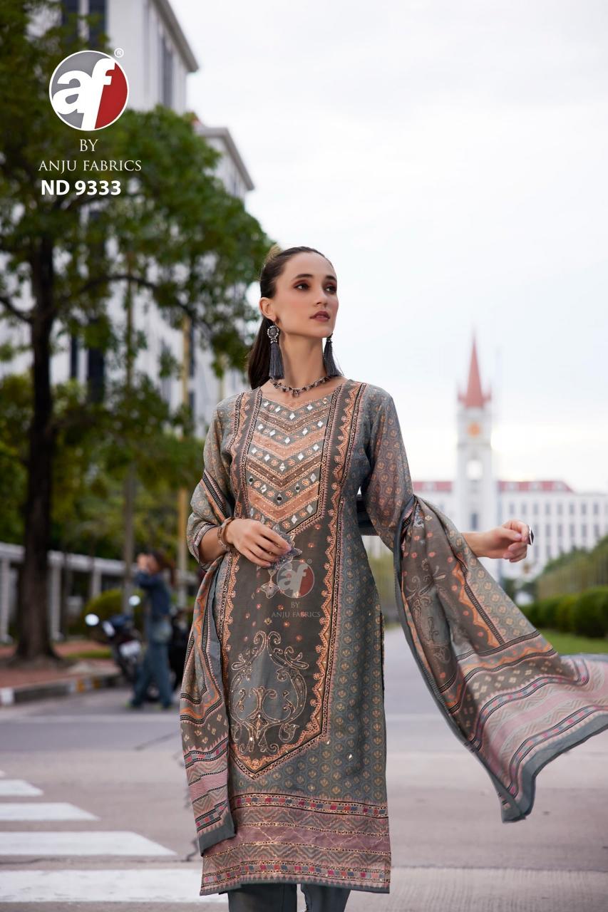 anju fab 9333 TISSUE SHIMMER  wholesale readymade salwar kameez in surat