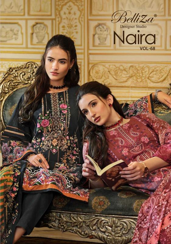 belliza naira vol 68 series 953001-953008 Pure Cotton wholesale salwar kameez in surat