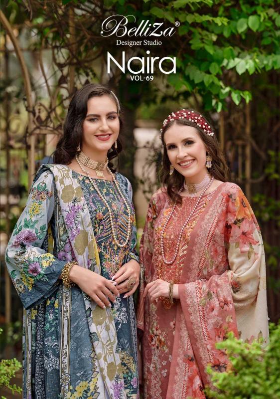 belliza naira vol 69 series 954001-954008 Pure Cotton wholesale salwar kameez in surat  