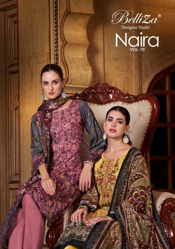 belliza naira vol 70 series 959001-959008 Pure Cotton wholesale salwar kameez in surat