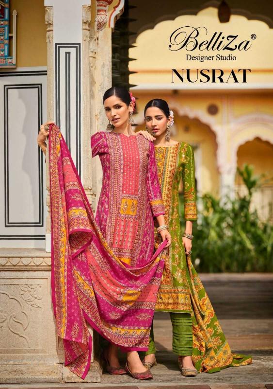 belliza nusrat series 957001-957006 pure modal viscose wholesale salwar kameez in surat