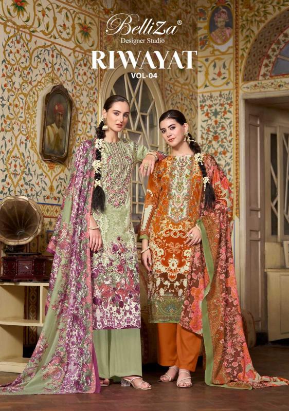 belliza riwayat vol 4 series 962001-962008  Pure Viscose Rayon wholesale salwar kameez in surat