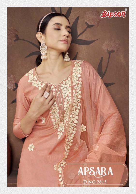 bipson fashion apsara 2815 Pure ROMAN SILK wholesale salwar kameez in surat