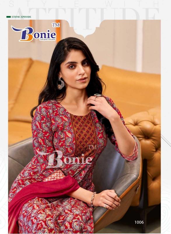 bonie tanvi series 1001-1007 RAYON wholesale readymade salwar kameez in surat