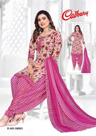 Cadbury Vol-38 series 38001-38012 Heavy Leone Syenthetic wholesale salwar kameez in surat