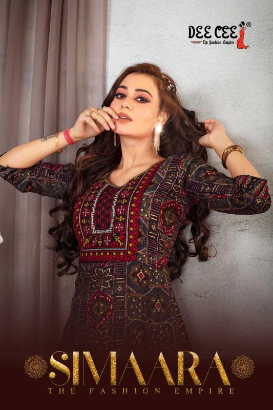 deecee simaara series 101-106 CAPSULE wholesale kurti in surat 