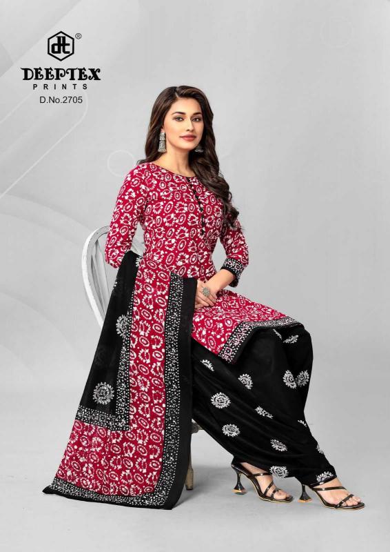 deeptex print batik plus vol 27 series 2701-2710 COTTON wholesale salwar kameez in surat