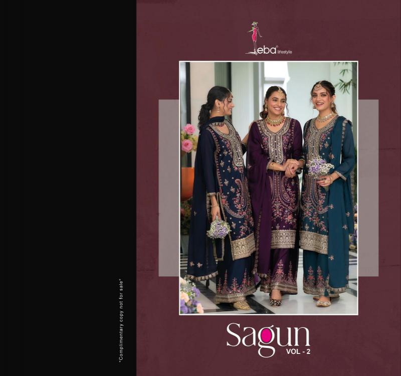 eba lifestyle sagun vol 2 series 1699-1701 Chinon wholesale readymade salwar kameez in surat