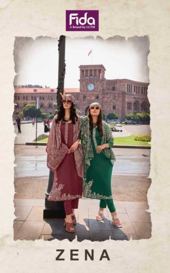 fida zena series 1001-1006 viscose wholesale salwar kameez in surat