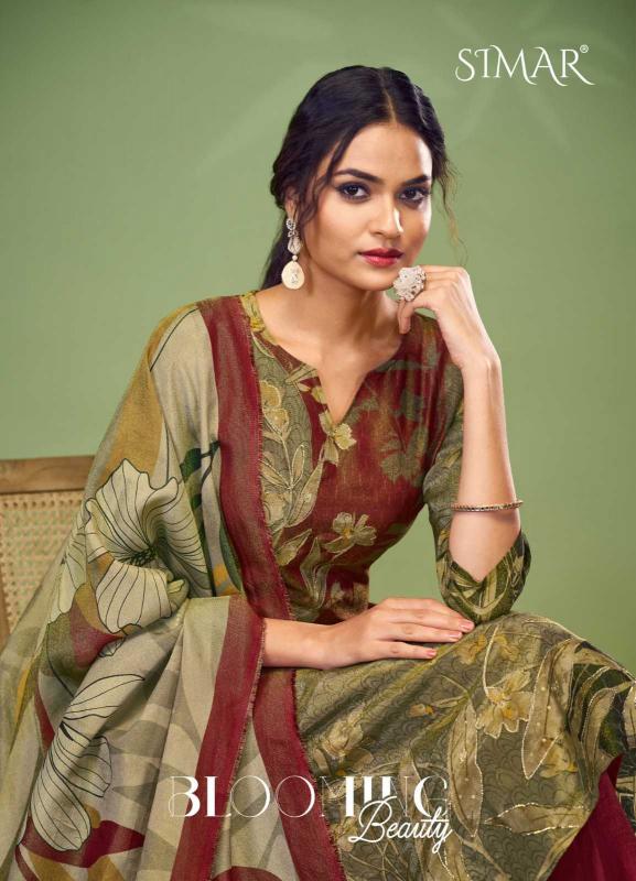 glossy blooming series 6067 pure silk wholesale salwar kameez in surat  