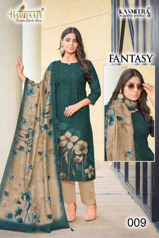 hariyaali fantasy series 009-015 CHIKANKARI wholesale readymade salwar kameez in surat