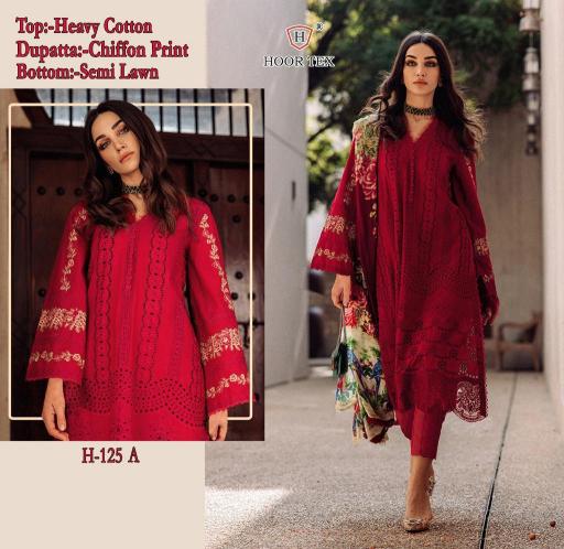 hoor tex H-125 Heavy Cotton wholesale salwar kameez in surat  