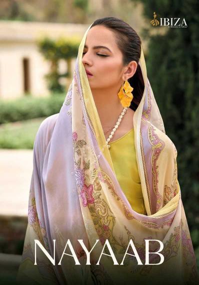 ibiza nayaab series 10835-10840 pure viscose muslin  wholesale salwar kameez in surat