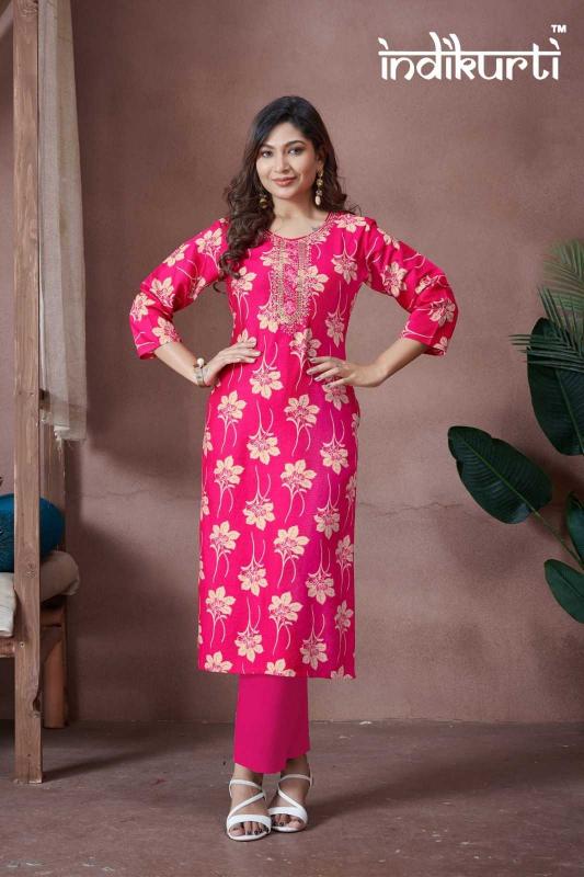 indikurti kajal VERTICAN RAYON wholesale kurti in surat 