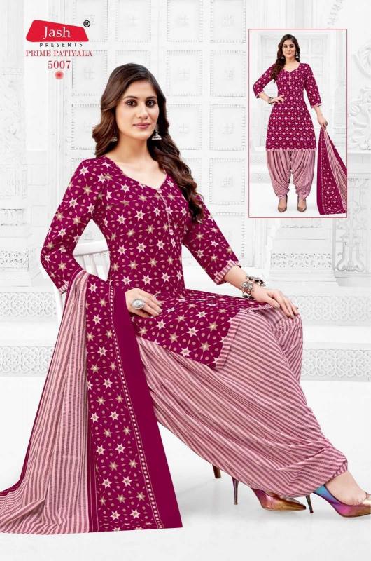 jash prime patiyala vol 5 series 5001-5010  PURE COTTON  wholesale readymade salwar kameez in surat