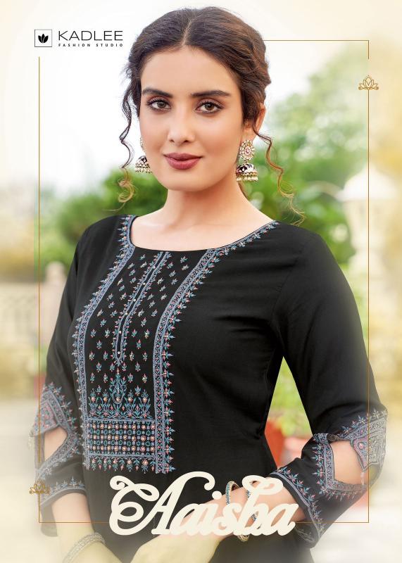 Kadlee Aaisha series 1001 to 1004 Rayon Kurti Wholesale Catalog | Trendy and Affordable Kurtis 