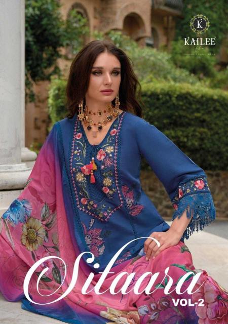 Kailee Fashion Sifaara Vol 2 Series 42741-42744 Viscose Muslin Full Stitch Party Wear Suits 