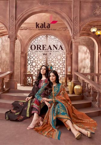 Kala Oreana Vol-7 series 6301-6312 Pure Cotton wholesale salwar kameez in surat