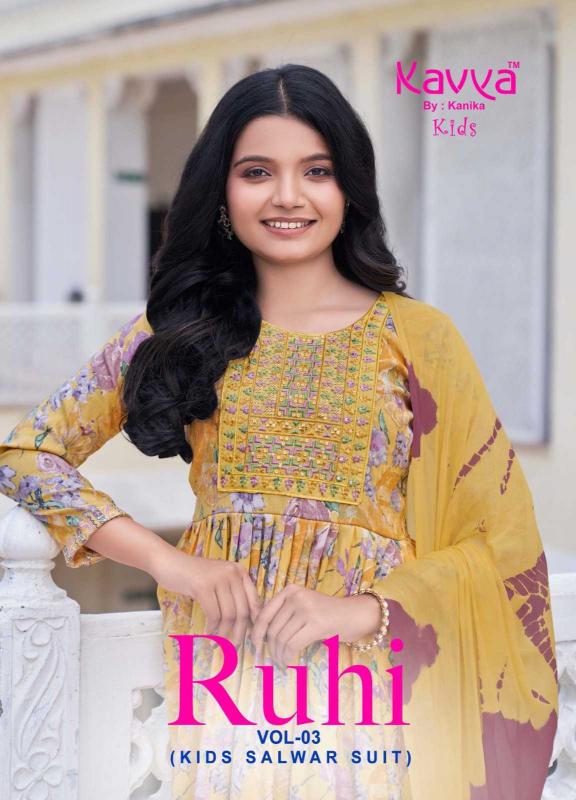 kavya ruhi vol 3 series 301-310 capsule print wholesale readymade salwar kameez in surat