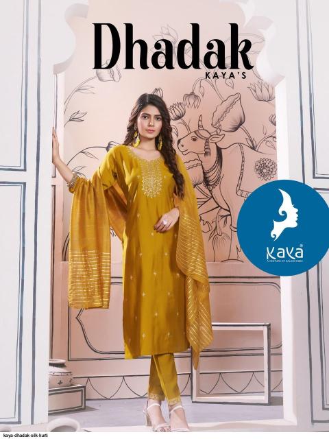  KAYA DHADAK series 01-08 SILK wholesale readymade salwar kameez in surat