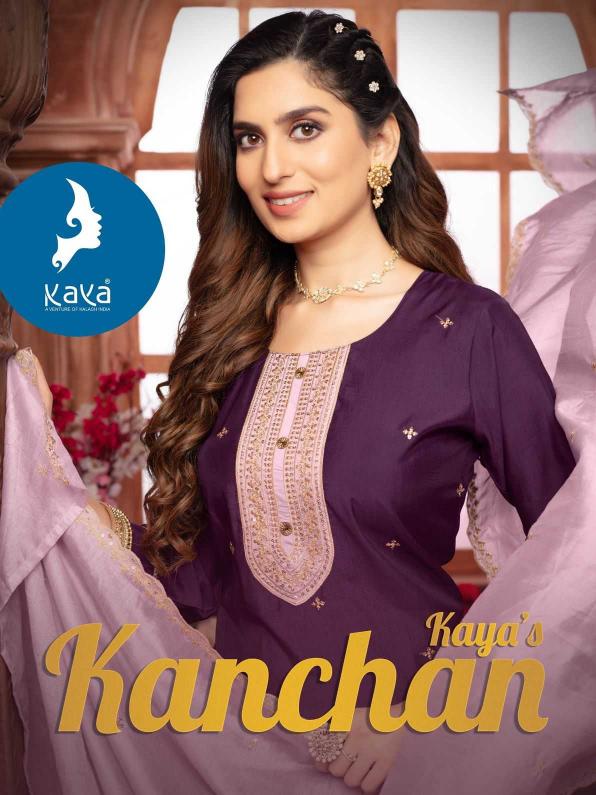 kaya kanchan series 01-08 roman silk wholesale readymade salwar kameez in surat