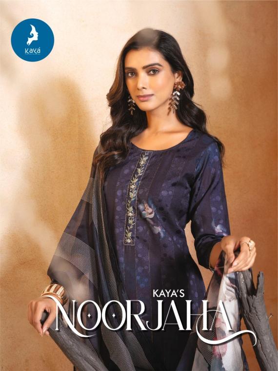 KAYA NOORJAHA series 101-106 muslin wholesale readymade salwar kameez in surat