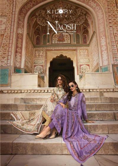  Kilory Trendz Naqsh Series 1001-1006 Fashionable Viscose Pashmina Winter Dress Material Wholesale Salwar Kameez |