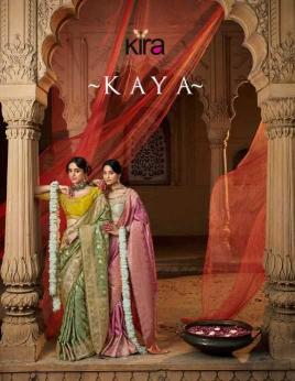 kira kaya series 6101-6110 satin soft silk wholesale saree in surat 