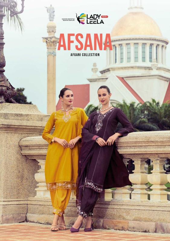 LADY LEELA AFSANA SERIES 1341-1346 VISCOSE SILK WHOLESALE READYMADE SUITS IN SURAT 