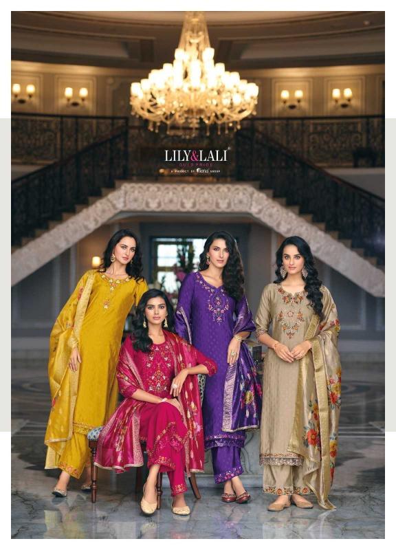 lily & lali rubab series 21901-21906 jaquard viscose silk wholesale readymade salwar kameez in surat