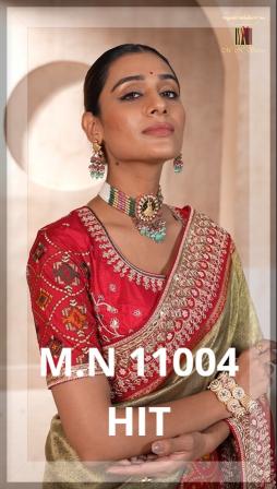 M N series 11004 A To 11004 B Designer Saree Affordable Designer Sarees In Wholesale