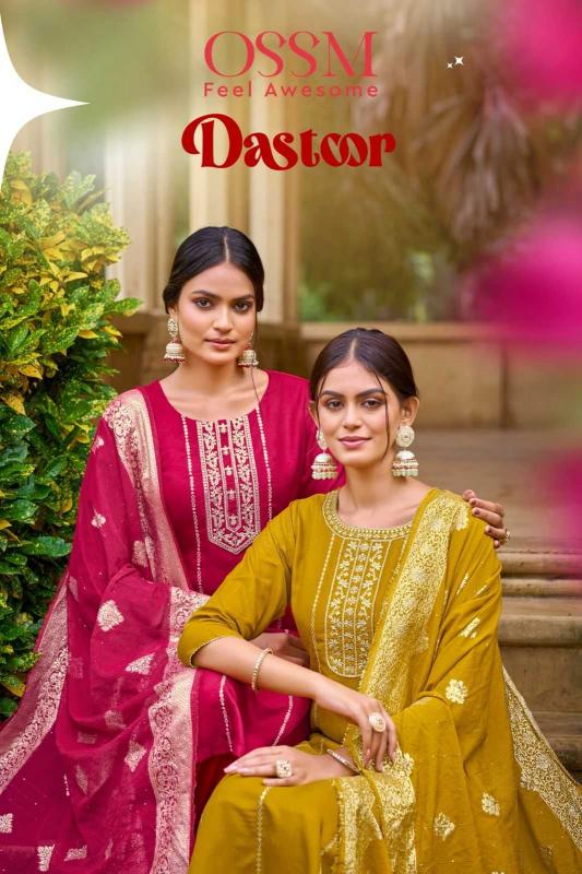 ossm dastoor series 1001-1006 Pure Viscos Russian wholesale readymade salwar kameez in surat