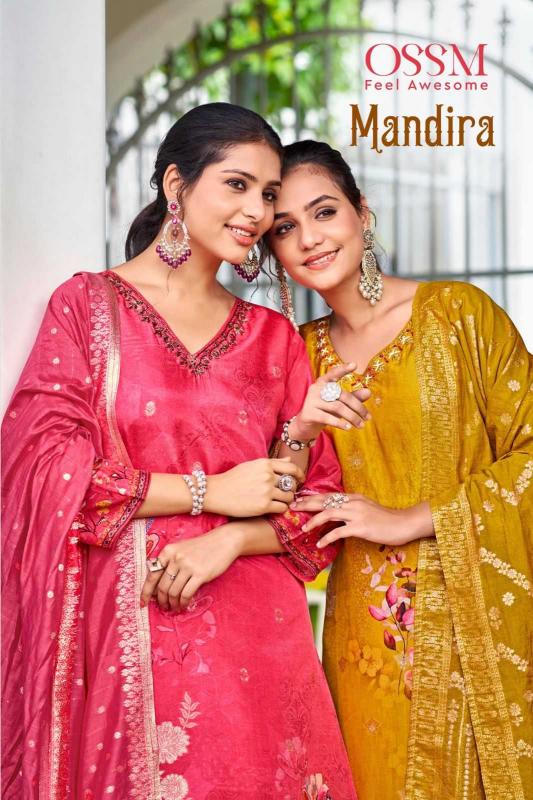 ossm mandira series 1001-1006 VISCOSE RUSSAIN wholesale readymade salwar kameez in surat