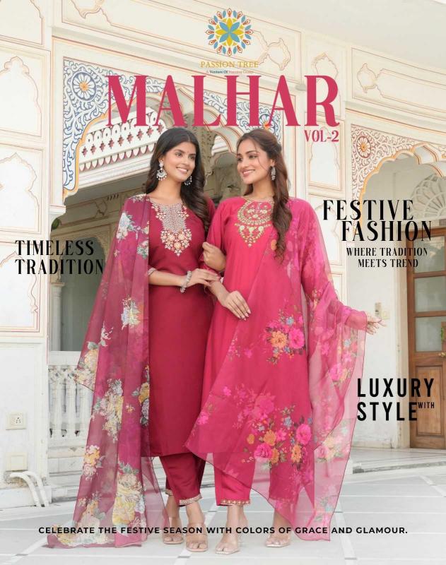 Passion Tree Malhar Vol 2 Series 2001-2008 Roman Silk Readymade Big Size Suits Wholesale Suits | 