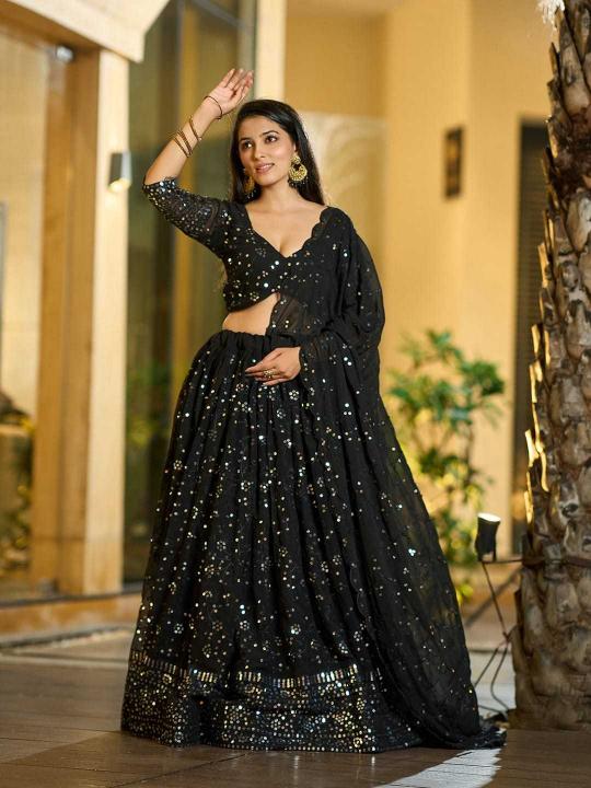 PR 9STAR ATTRACTION VOL-4 Georgette wholesale lehenga in surat