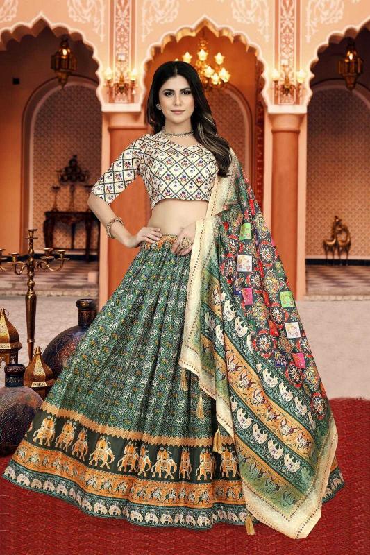 pr lucaya 1401-1407 dola silk wholesale lehenga in surat