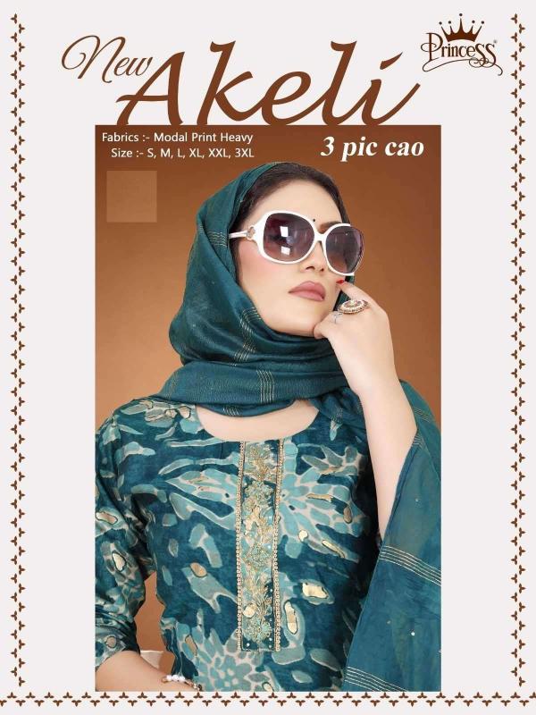 Princess NEW AKELI 3 series 1001 to 1007 Elegant Readymade Suits Collection