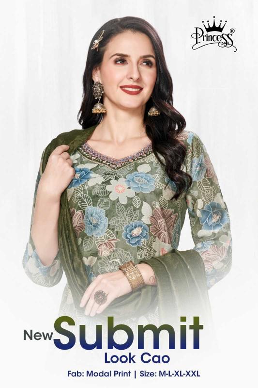 princess new submit series 101-109 heavy Mudhal print wholesale readymade salwar kameez in surat