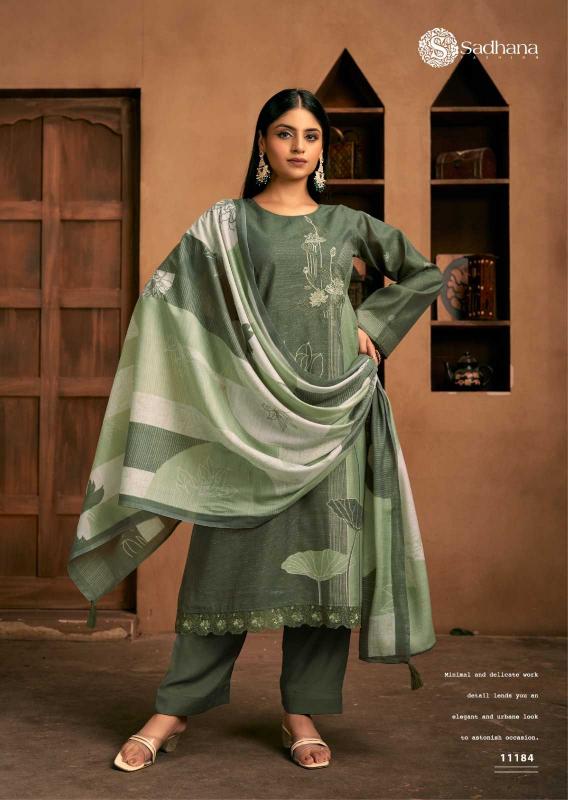 sadhana fashion the portrait series 11181-11184 Pure Musline Silk wholesale readymade salwar kameez in surat