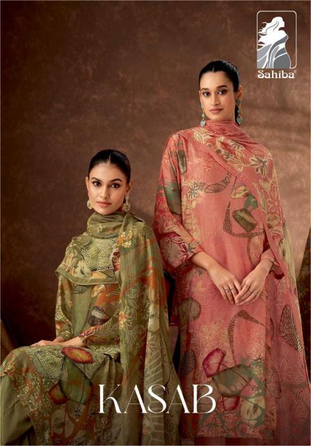 sahiba kasab MUSLIN SILK DIGITAL PRINT wholesale salwar kameez in surat